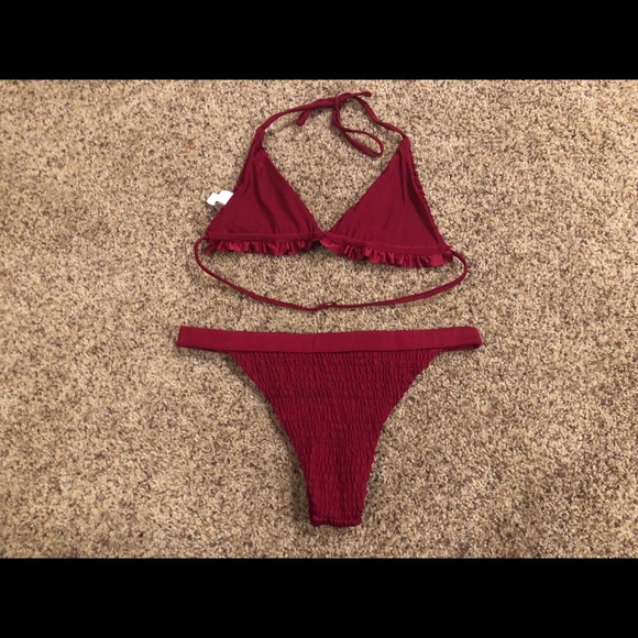 Maroon Bikini - Picture 2 of 3